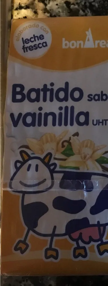Batido sabor vainilla