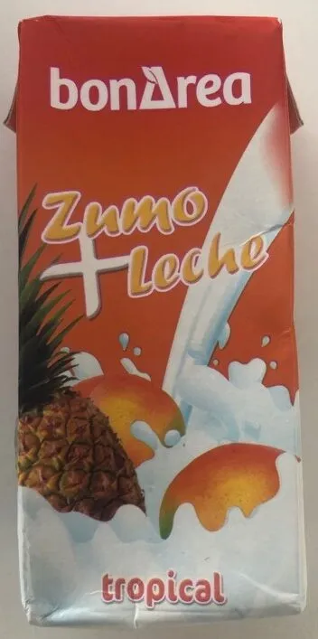 Zumo + leche tropical