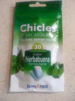 Chicles sin azúcar sabor hierbabuena