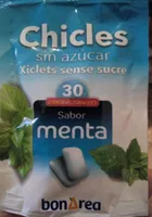 Chicles sabor menta sin azúcar