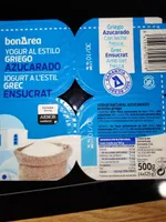 Yogur griego azucarado