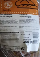 Pan rebanado 100 integral