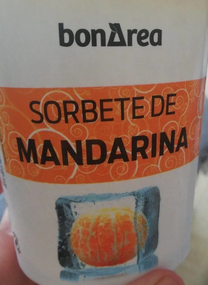 Sorbete de mandarina