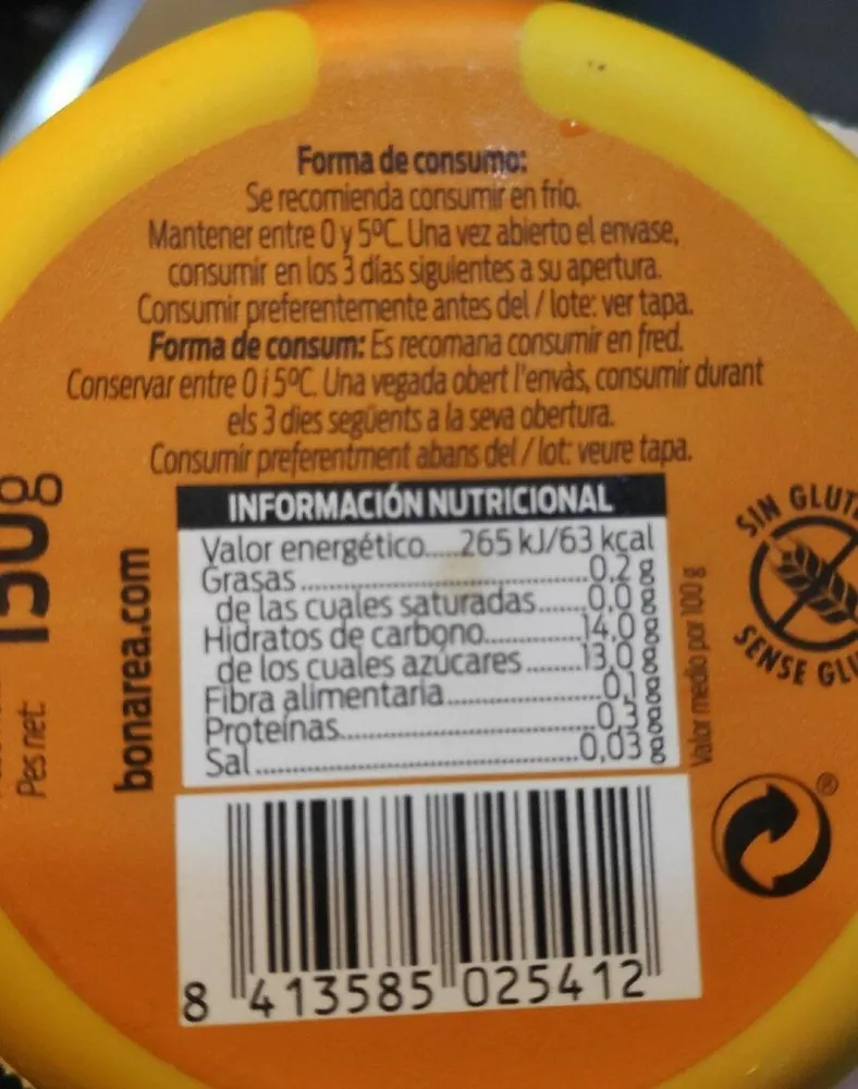 Postre de manzana y pera