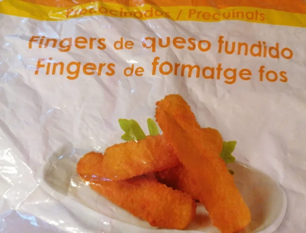 Fingers queso fundido