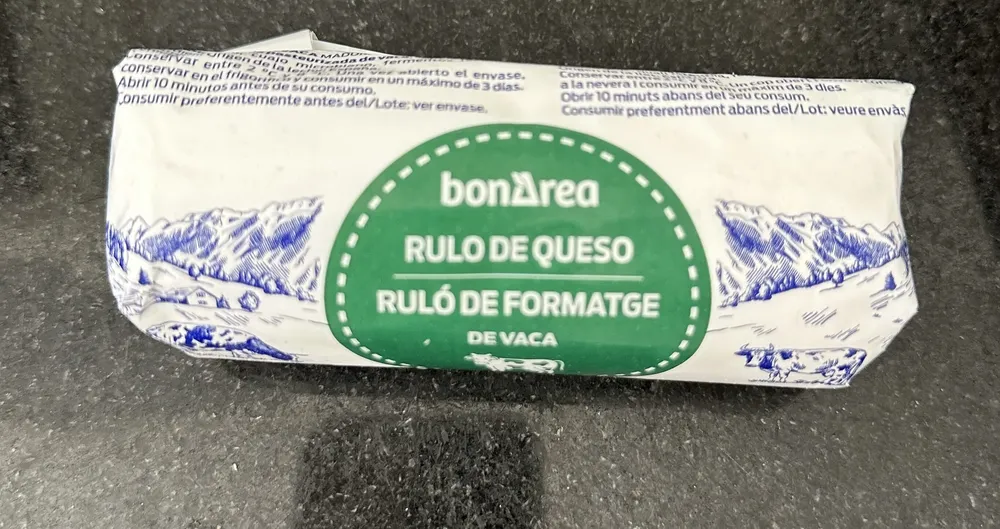 Rulo de queso de vaca