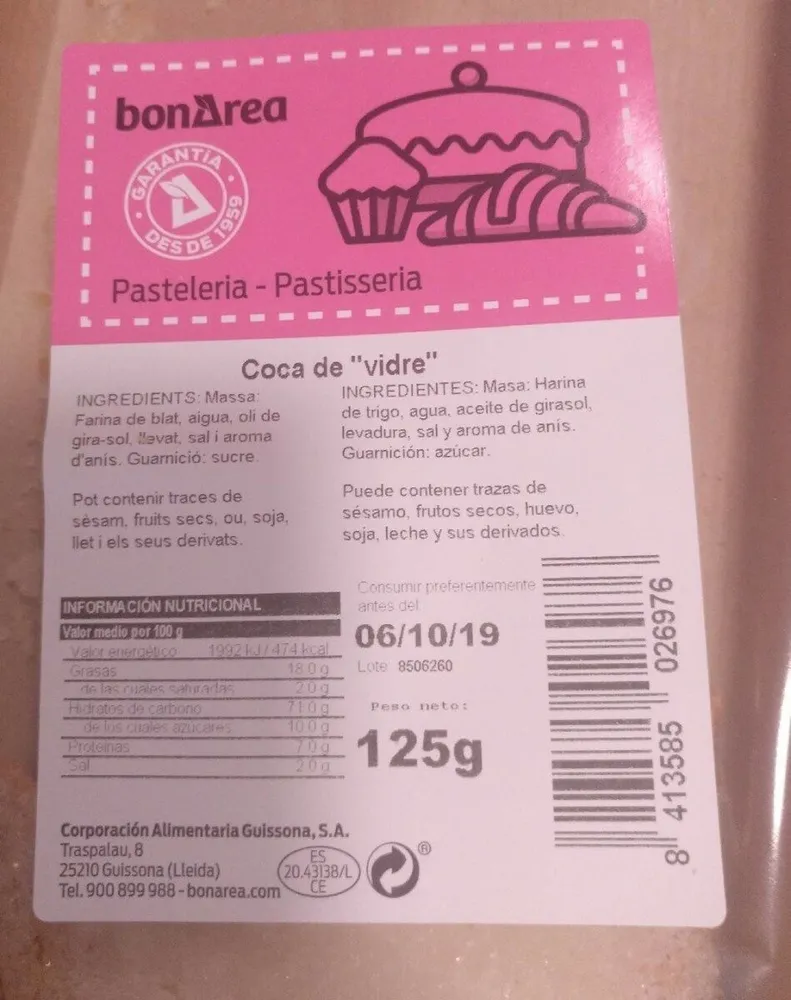 Coca de vidre