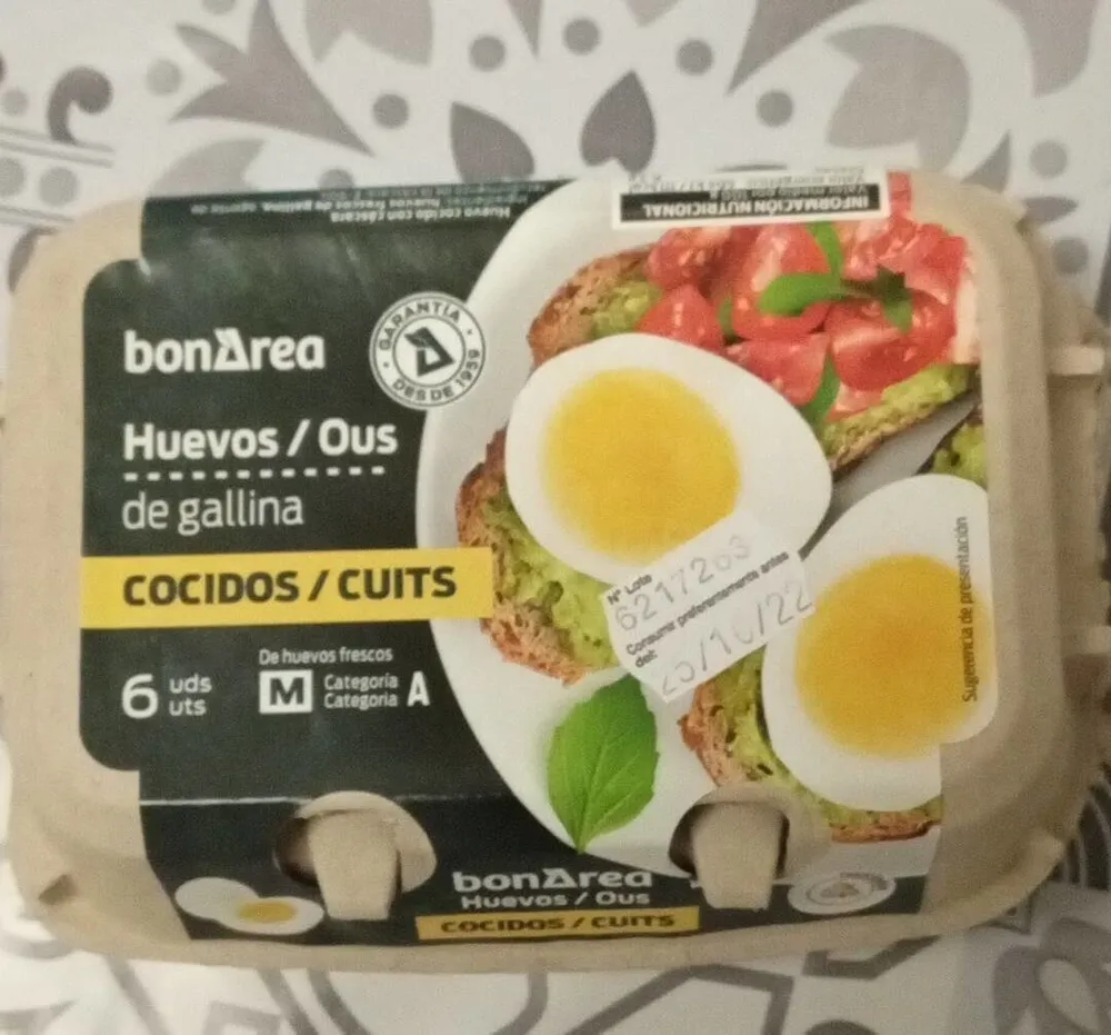 Huevos cocidos
