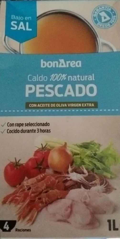 Caldo 100 natural pescado