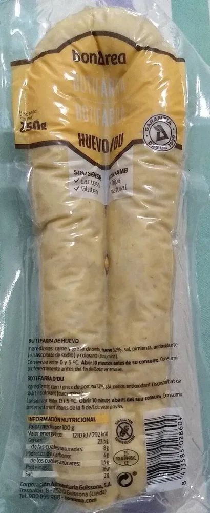 Botifarra de huevo