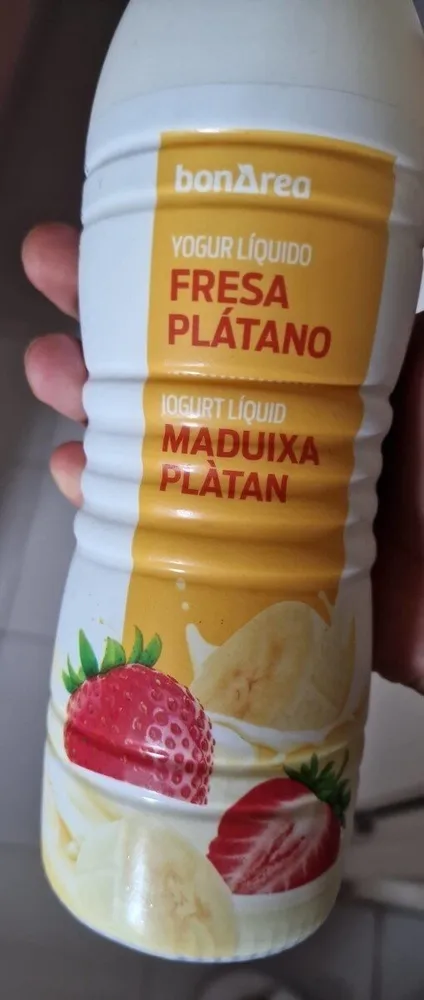 Batido de fresa y platano