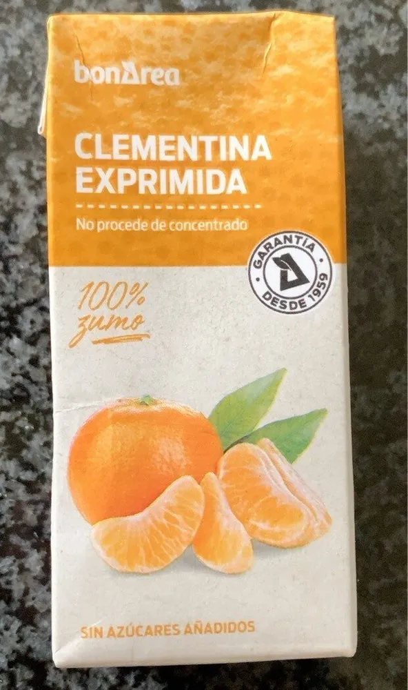 Clementina exprimida
