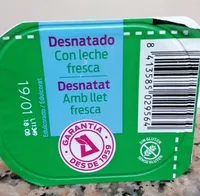 Iogurt desnatado edulcorado