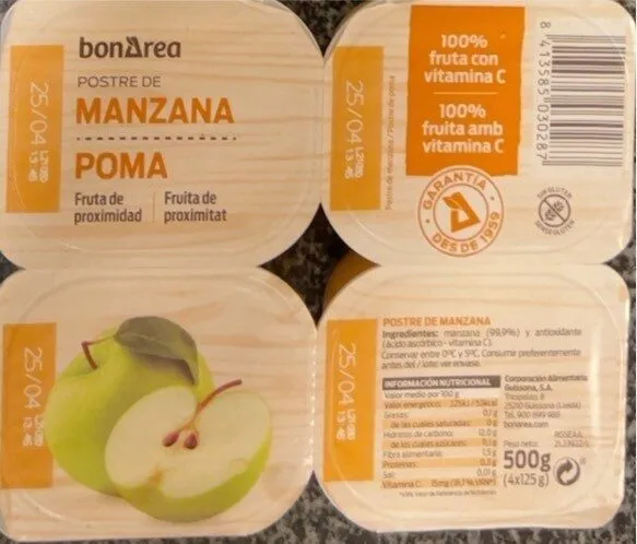 Postre de poma-Postre de manzana