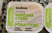 Postre de manzana y pera