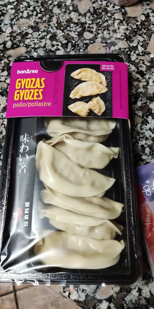 Gyozas de pollo