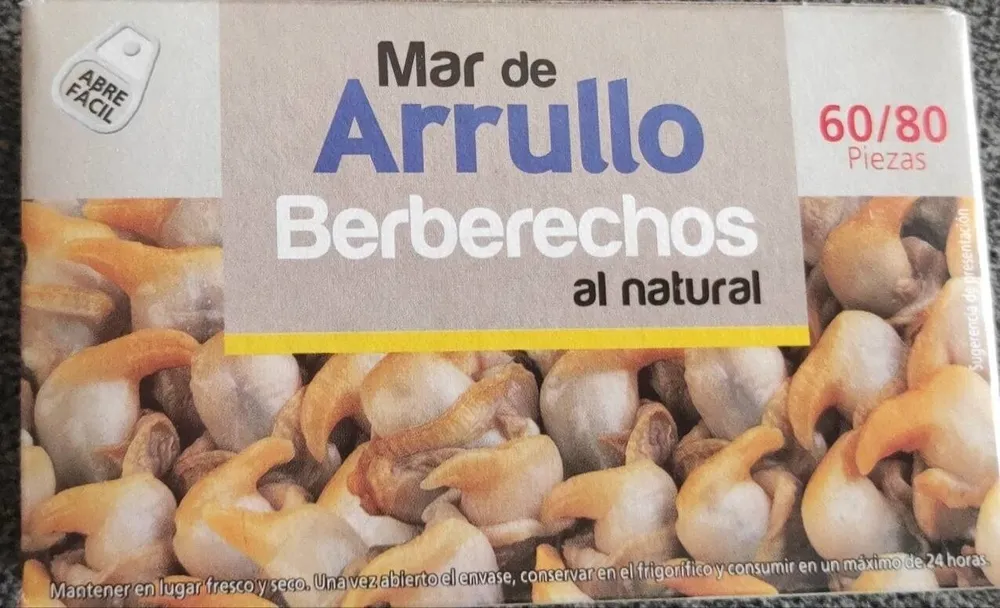 Berberechos al natural 60/80