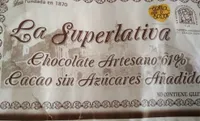 Chocolate Artesano sin Azúcares añadidos