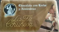 Chocolate con leche y almendras