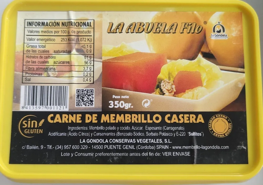 Carne de membrillo casera