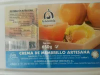 Crema de membrillo artesana