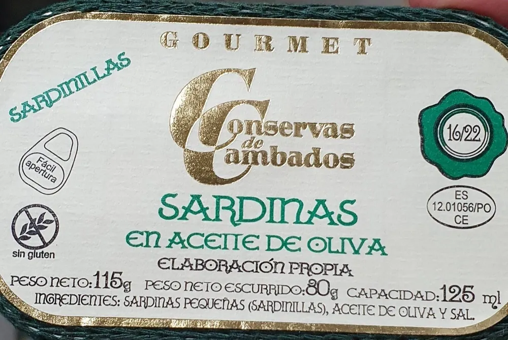 Sardinas en aceite de oliva