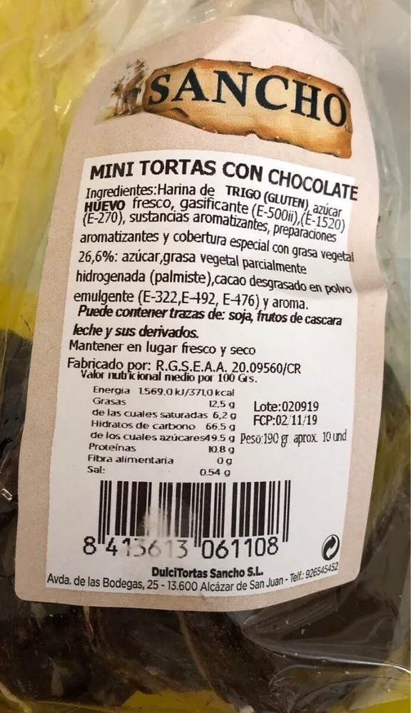 Mini tortas con chocolate
