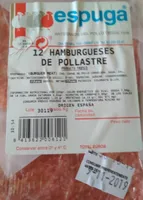 12 Hamburguesas pollo