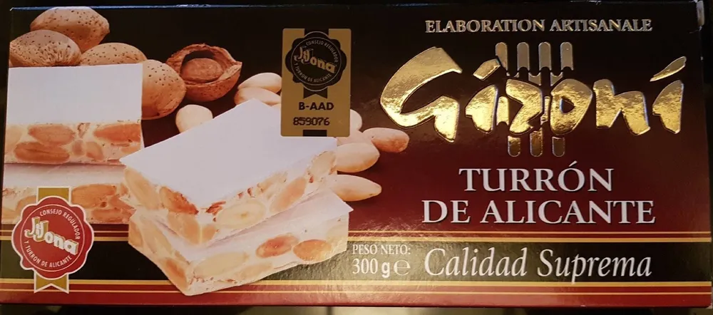 Turrón de alicante