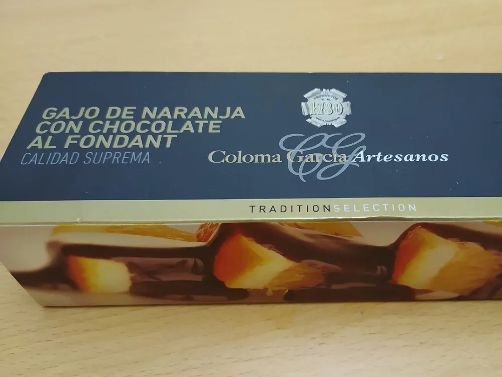 Gajo Naranja con chocolate al fondant