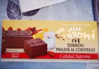 Turron praliné et cointreau