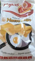 Papas sabor à huevo frito