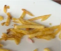 Chips pomme paille