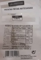 Patatas fritas artesanas