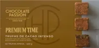 Trufas de cacao intenso