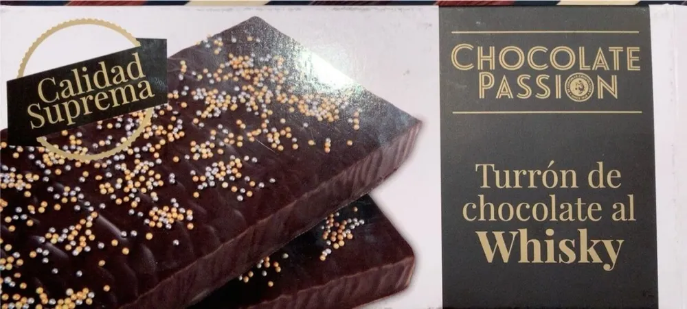 Turrón trufado al whisky