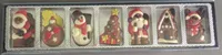 Figuras de chocolate con leche decoradas