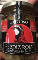 Perdiz roja desmigada en salsa