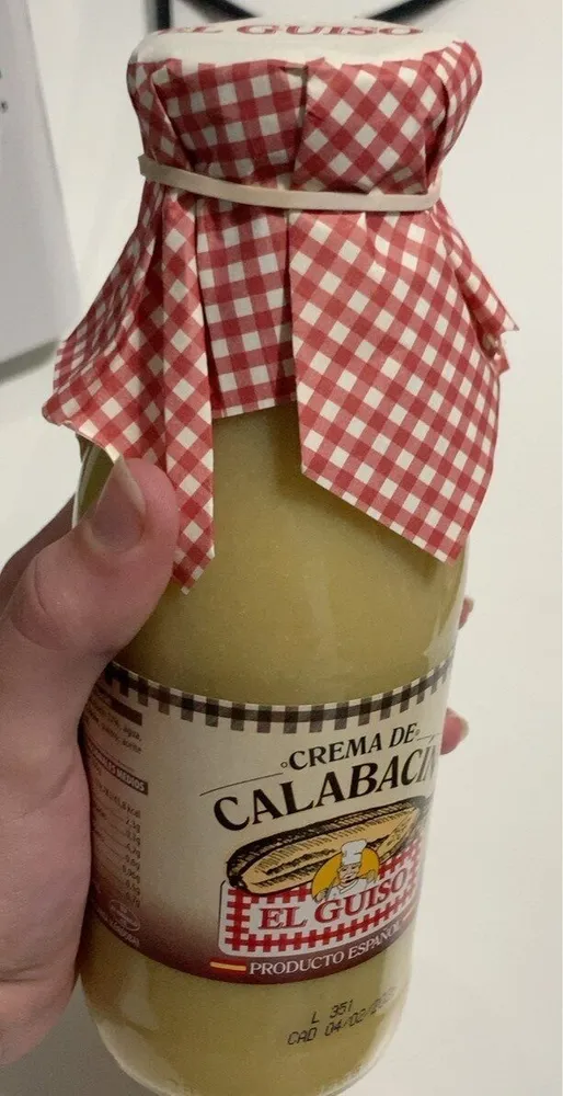 Crema de calabacín