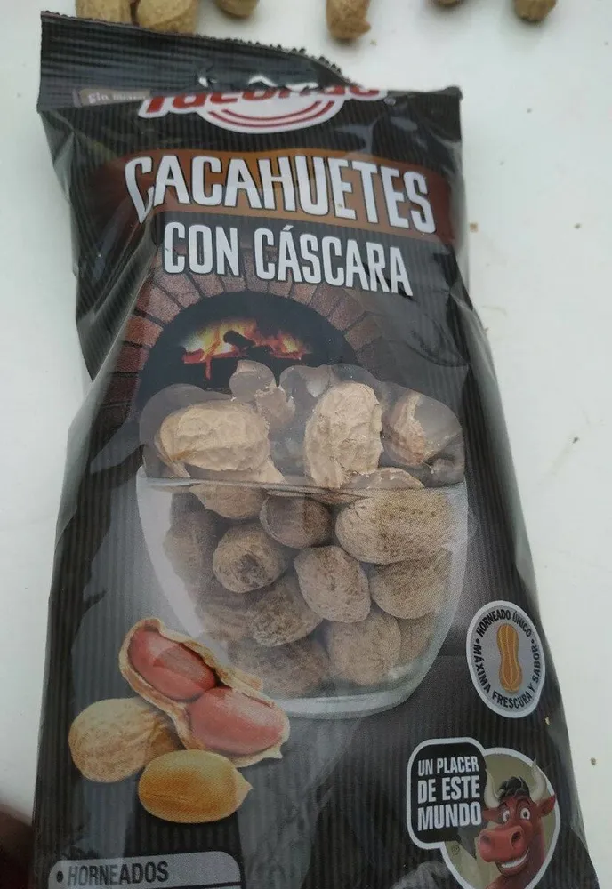 Cacahuètes con cáscara