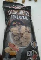 Cacahuètes con cáscara