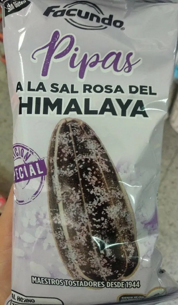 Pipas a la sal rosa del Himalaya bolsa 85 g