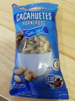 Cacahuetes horneados sin sal