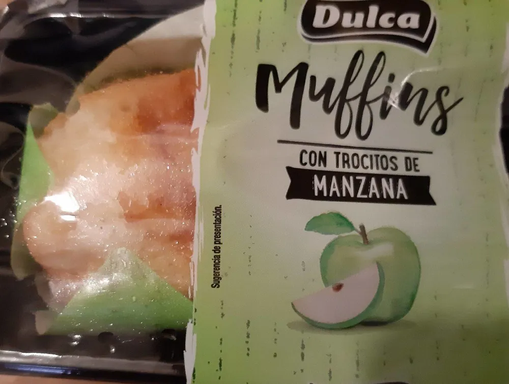 Muffins con trozitos de manzana