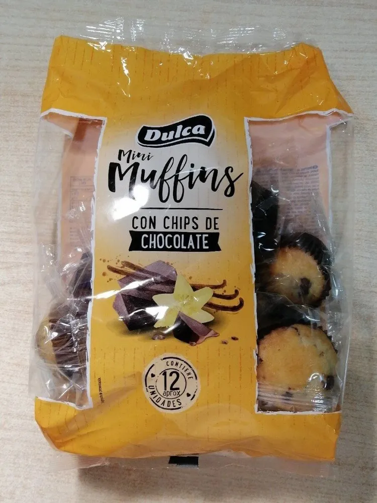 Mini Muffins con Chips de Chocolate