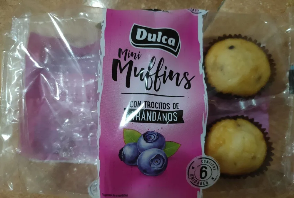 Mini Muffins con trocitos de Arandanos