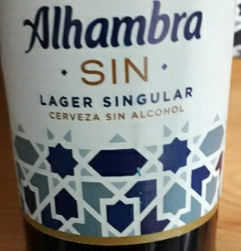 Cerveza rubia sin alcohol