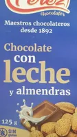 Chocolate con leche y almendras