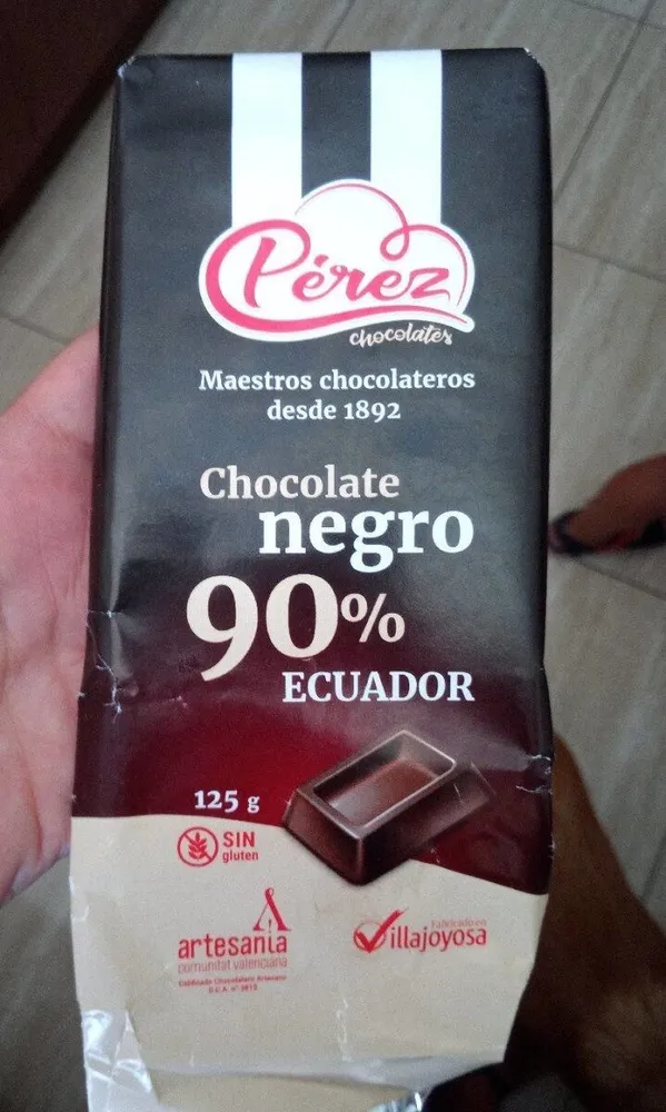 Chocolate negro 90% Ecuador