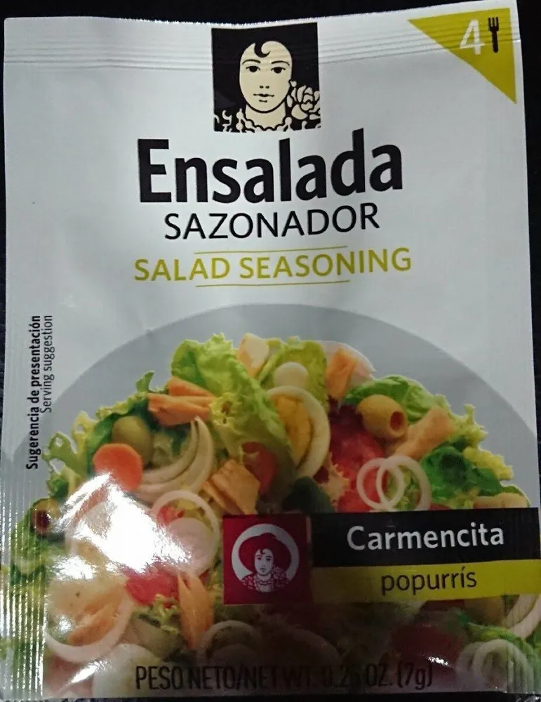 Ensalada sazonador